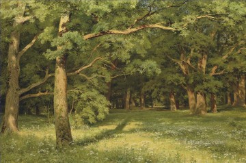 Iván Ivánovich Shishkin Painting - El claro del bosque paisaje clásico Ivan Ivanovich